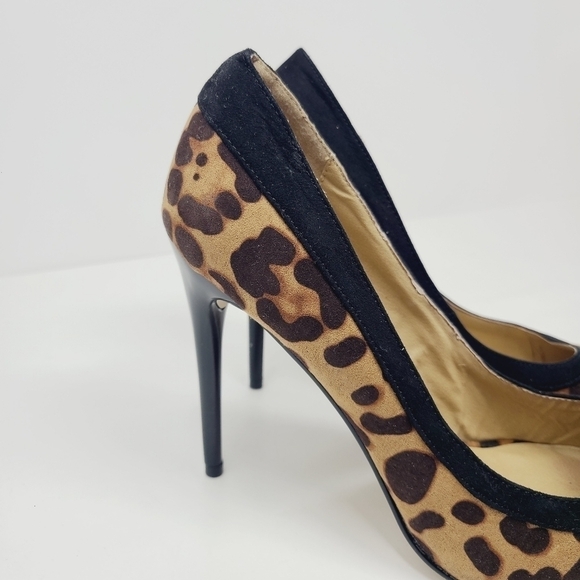 ASOS | Women's Faux Leather Animal Printed High Heel Shoes Or Pumps (US Size 8) - Picture 9 of 11